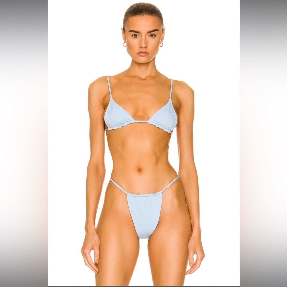 AEXAE Gathered Bikini Top